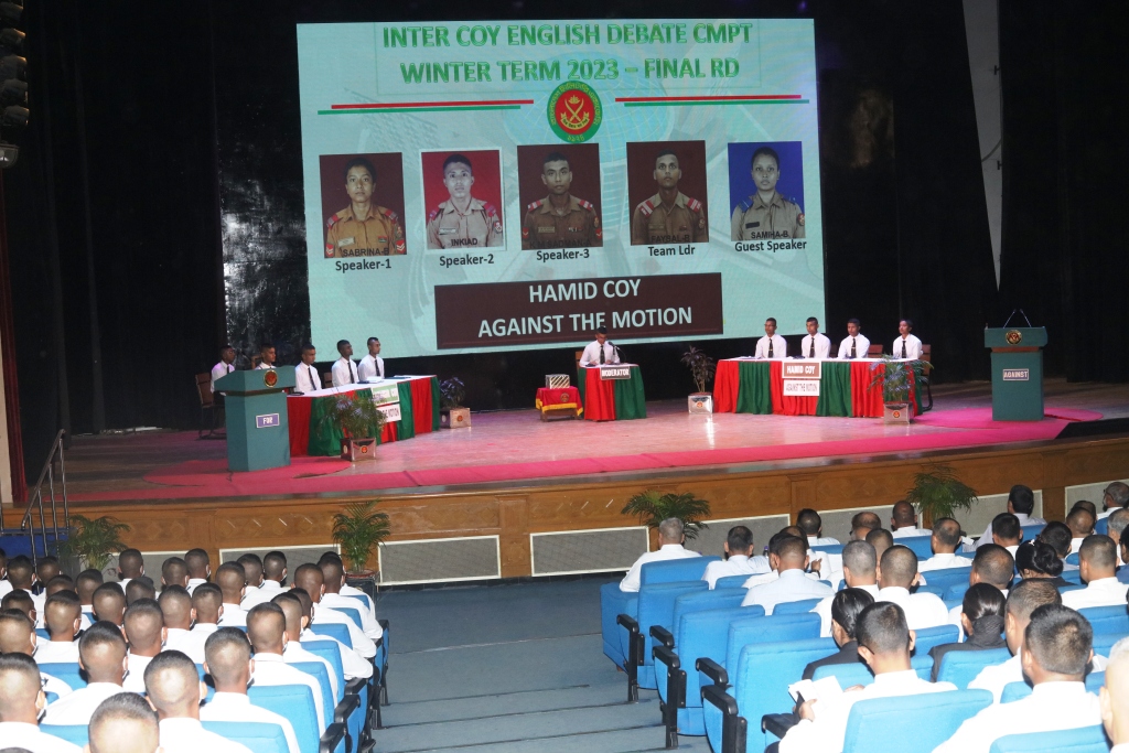 Inter Company English Debate Competition Winter Term-2023