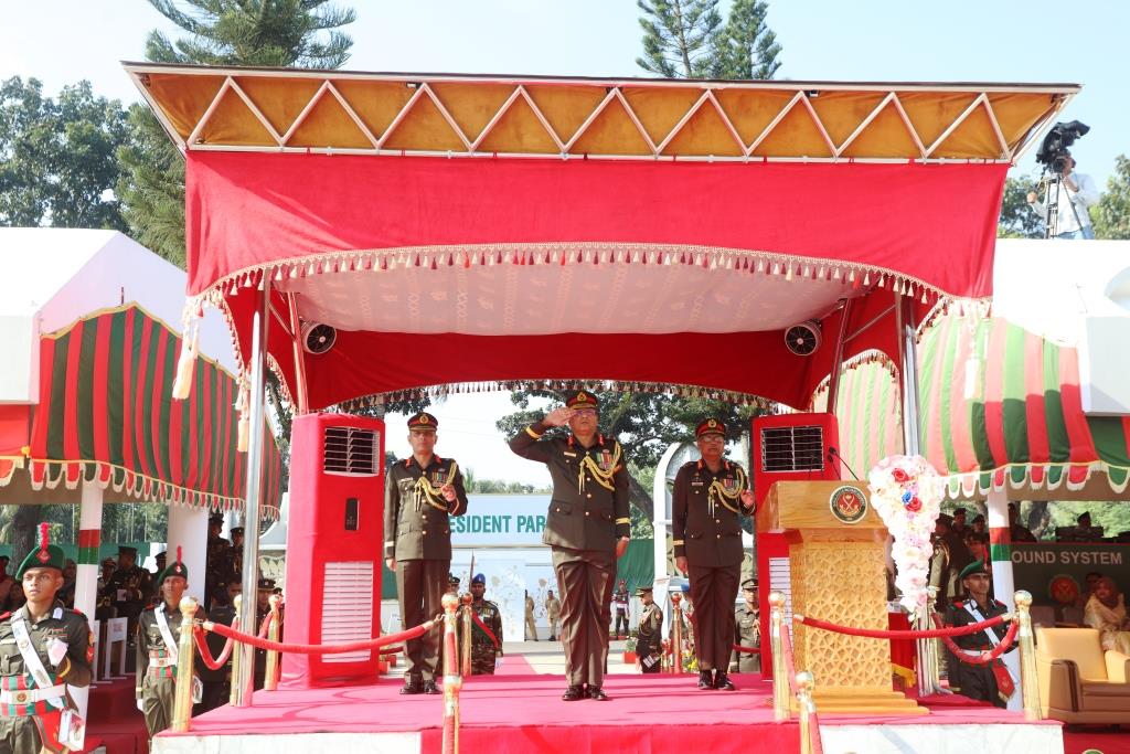 President Parade of 87 BMA Long Course and 59 BMA Special Course