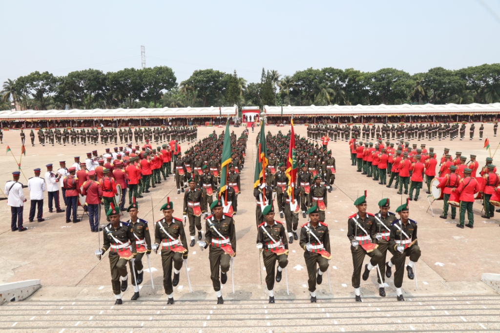 Commandant Parade of 84 BMA Long Course