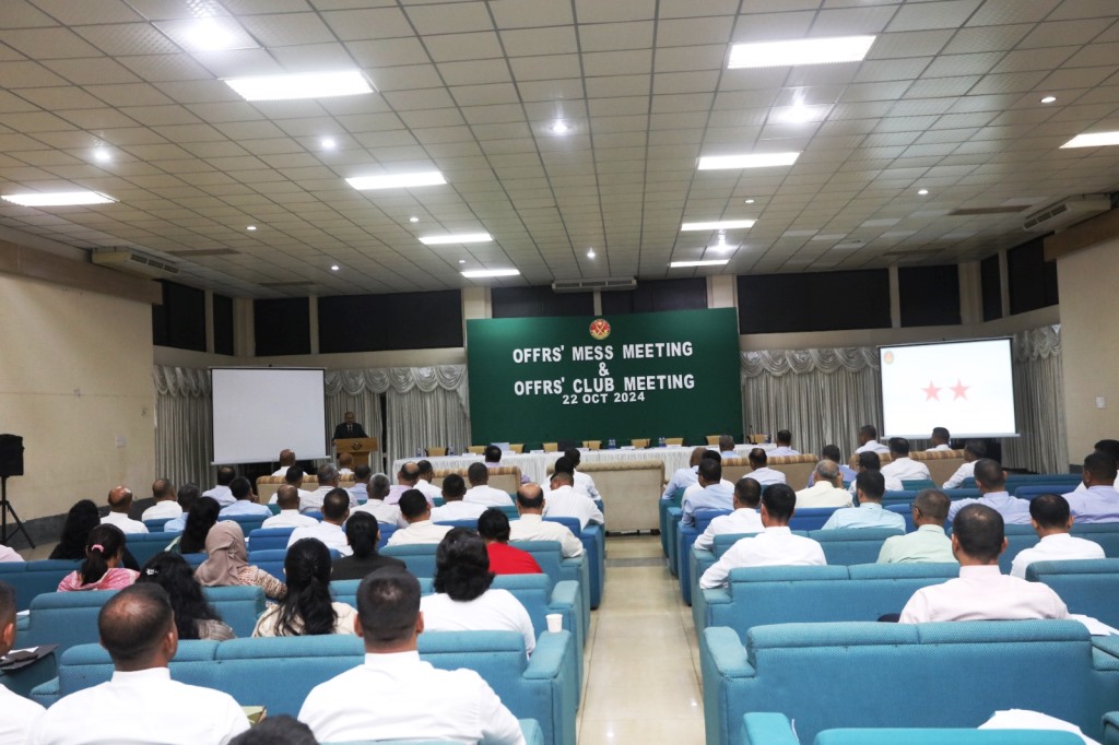 Officers’ Mess Meeting and Officers’ Club Meeting - October 2024