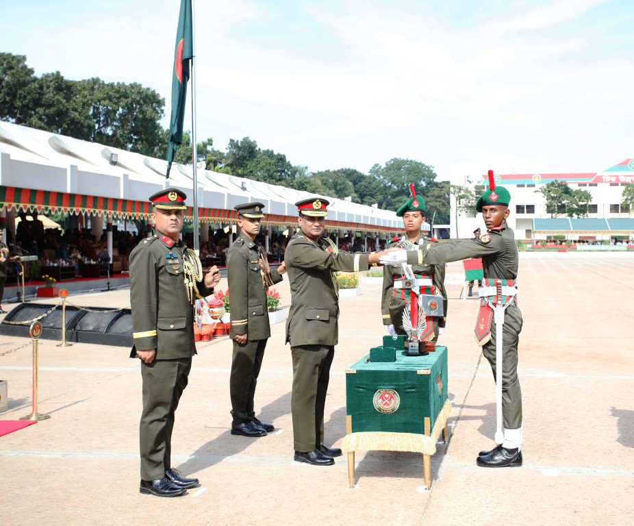 Commandant Parade of 85 BMA Long Course and 58 BMA Special Course