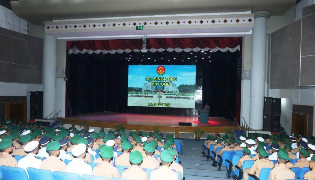 Closing Address by Commandant for 82nd Joint Services Training