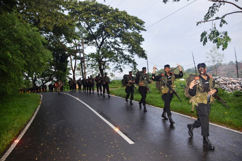 Camp Fire of Exercise PADAKKHEP-2 of 88 BMA Long Course